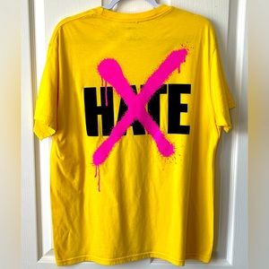 No Hate Graphic Tee Mens Large